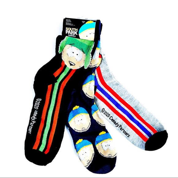 South Park Other - South Park Cartman Kyle Stan Crew Socks Mens Womens Novelty Gift